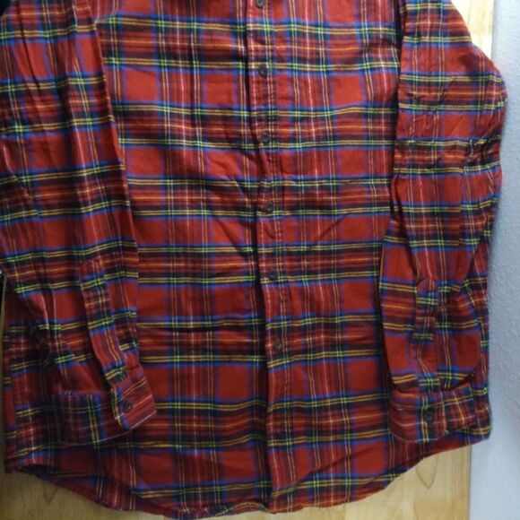 Vintage L.L. Bean Flannel Button Down Shirt - Picture 3 of 8